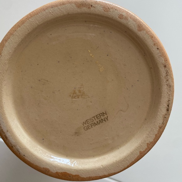 Authentic German beer stein with lid. Antique German beer mug. - Picture 8 of 15